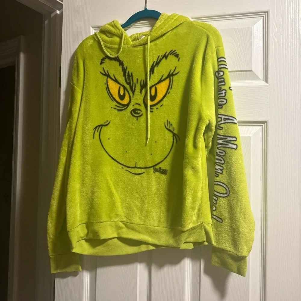 Dr. Seuss Grinch Hoodie in Bright Yellow - Picture 1 of 1